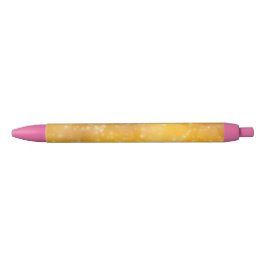 Bolígrafo De Tinta Negra Belleza Amarilla