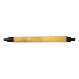 Bolígrafo De Tinta Negra Belleza Amarilla