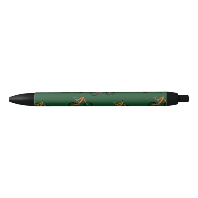 Bolígrafo De Tinta Negra Bicicletas verdes (Anverso)