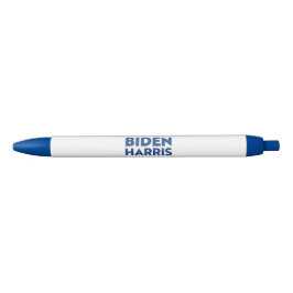Bolígrafo De Tinta Negra "Biden harris - letras blancas azules
