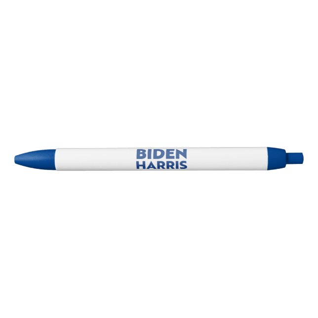 Bolígrafo De Tinta Negra "Biden harris - letras blancas azules (Anverso)