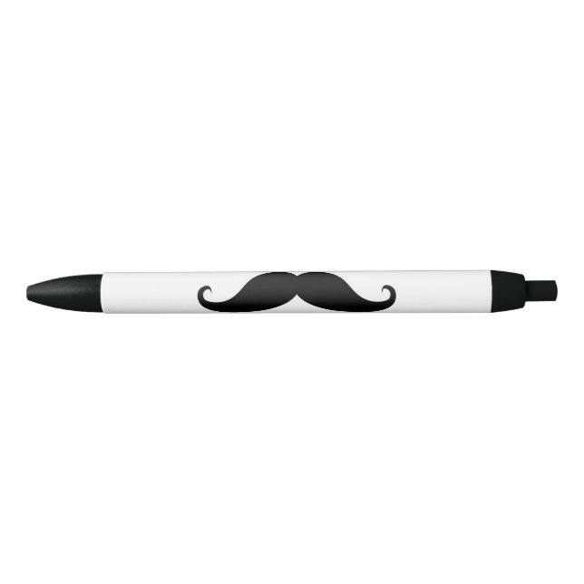 Bolígrafo De Tinta Negra Bigote (Anverso)