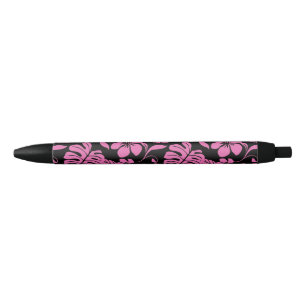BOLÍGRAFO DE TINTA NEGRA BIKINI ROSA (NEGRO/ ROSA)