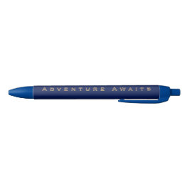 Bolígrafo De Tinta Negra Blue Adventure Kugelschreiber