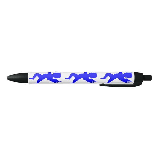 Bolígrafo De Tinta Negra Blue Boy Angels Personalizado Pen (Parte de abajo)