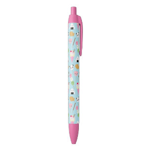 Bolígrafo De Tinta Negra Bocados de Kawaii del japonés