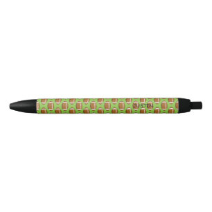 Bolígrafo De Tinta Negra Bola de rugby de fútbol estadounidense