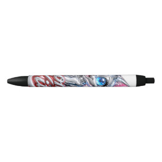 Bolígrafo De Tinta Negra Bolígrafo Chrome Kitten con tinta negra