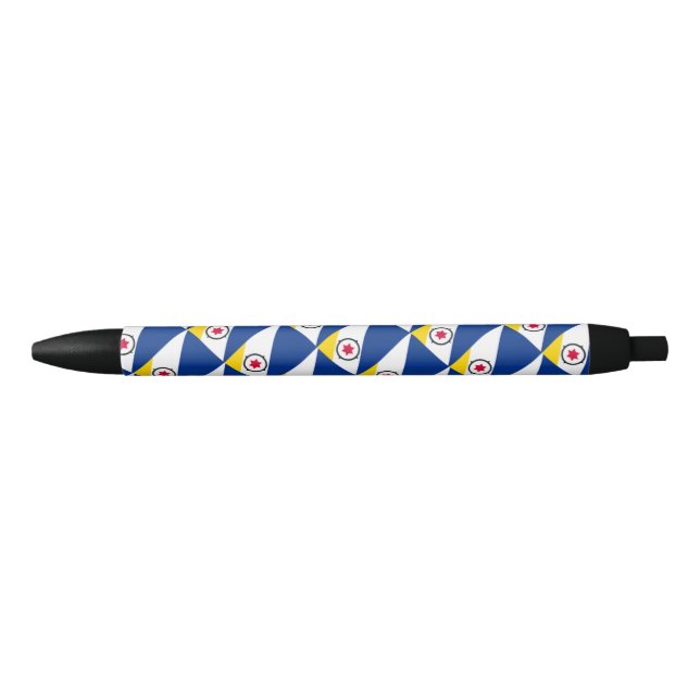 Bolígrafo De Tinta Negra Bonaire Flag Ballpoint Pen (Anverso)