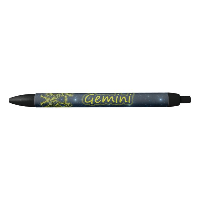 Bolígrafo De Tinta Negra Bright Gemini (Anverso)