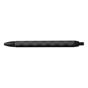 Bolígrafo De Tinta Negra Brown de lujo/negro a cuadros