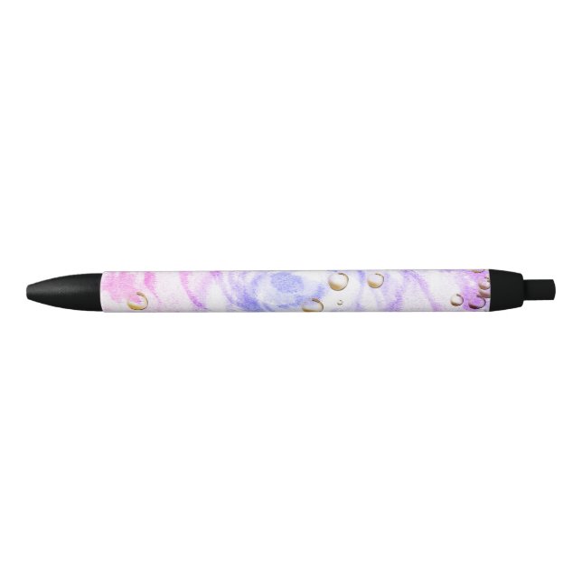 Bolígrafo De Tinta Negra Burbujas (Anverso)
