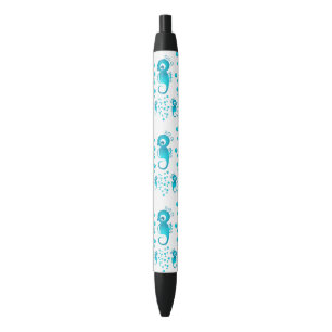 Bolígrafo De Tinta Negra Caballos de mar