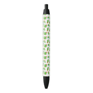 Bolígrafo De Tinta Negra Cactus, Cactus Verde, Patrón Cactus