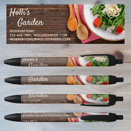 Bolígrafo De Tinta Negra Cafetería personalizada Restaurante Marketing Prom