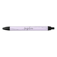 Caligrafía de escritura moderna Pastel Purple