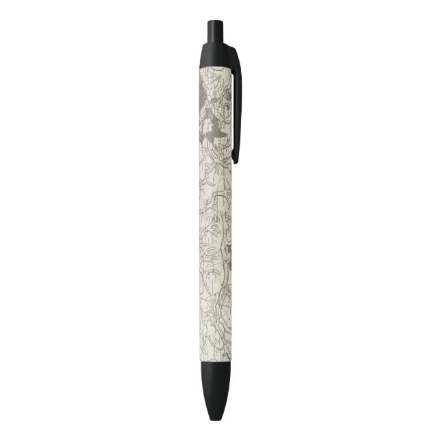 Bolígrafo De Tinta Negra Cambrai (Parte inferior (Vertical))