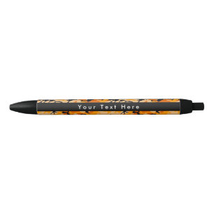 Bolígrafo De Tinta Negra Camo naranja, Camuflaje, Militar, Ejército