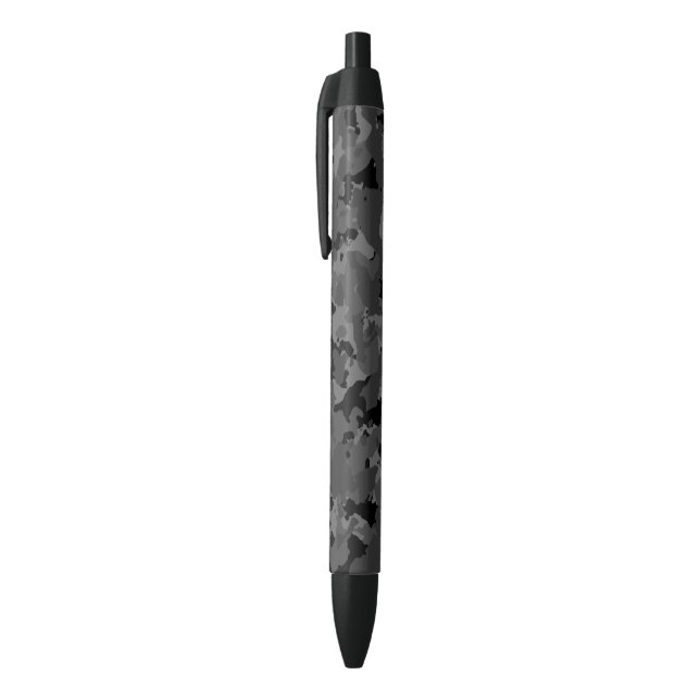 Bolígrafo De Tinta Negra Camo oscuro (Parte superior (vertical))