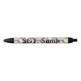 Bolígrafo De Tinta Negra Camo Personalizado Pen