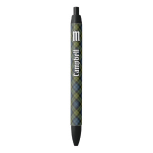 Bolígrafo De Tinta Negra Campbell Tartan