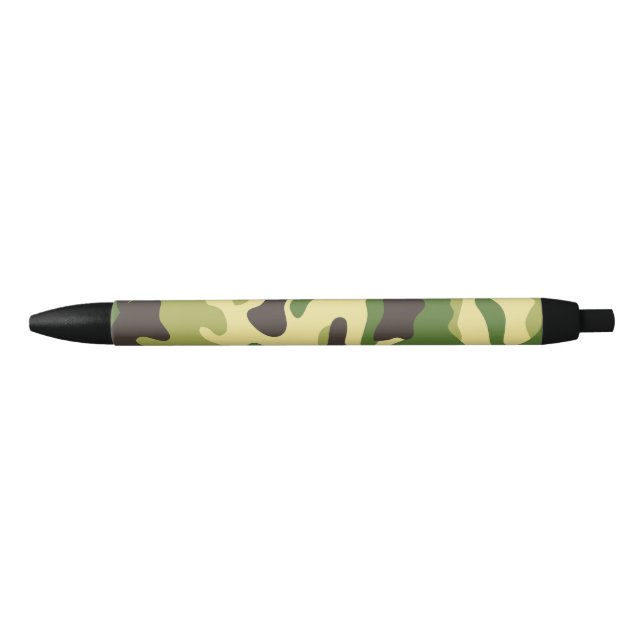 Bolígrafo De Tinta Negra Camuflaje (Anverso)