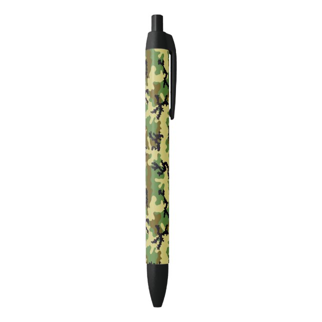 Bolígrafo De Tinta Negra Camuflaje de Woodland (Parte inferior (Vertical))