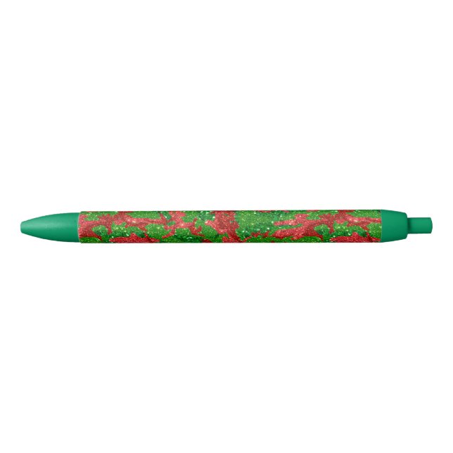 Bolígrafo De Tinta Negra Camuflaje Purpurina Haus Of Camo Xmas (Anverso)