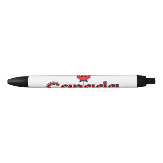 Bolígrafo De Tinta Negra Canada Maple Leaf Pen