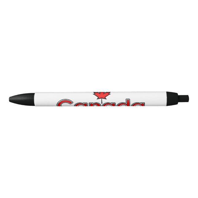 Bolígrafo De Tinta Negra Canada Maple Leaf Pen (Anverso)