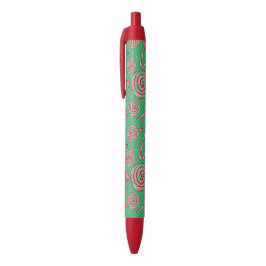 Bolígrafo De Tinta Negra "Candy Cane"
