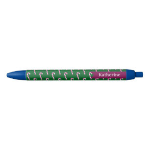 Bolígrafo De Tinta Negra Candy Cane Navidades Green