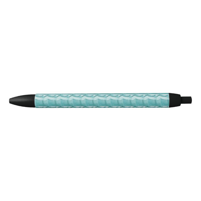 Bolígrafo De Tinta Negra Canica azul (Anverso)