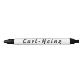Bolígrafo De Tinta Negra Carl-Heinz Kugelschreiber