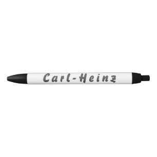 Bolígrafo De Tinta Negra Carl-Heinz Kugelschreiber