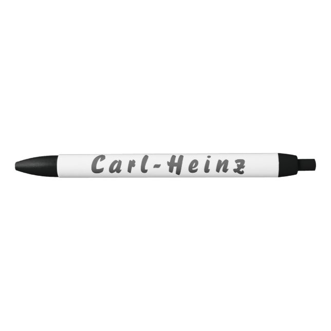 Bolígrafo De Tinta Negra Carl-Heinz Kugelschreiber (Anverso)