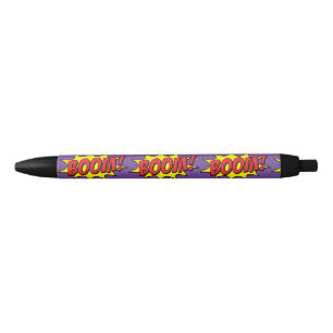 Bolígrafo De Tinta Negra Cartoon Boom Thunder_Cove 