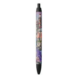 Bolígrafo De Tinta Negra Castillo de Sirena