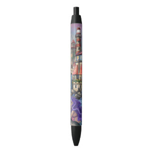 Bolígrafo De Tinta Negra Castillo de Sirena