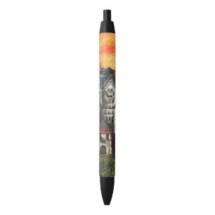 Bolígrafo De Tinta Negra Castillo Schloss Neuschwanstein