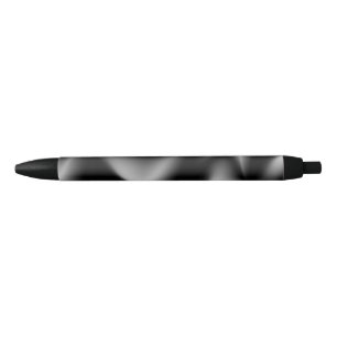 Bolígrafo De Tinta Negra Cebra abstracta en blanco y negro