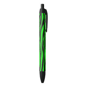 Bolígrafo De Tinta Negra Cebra de la verde lima