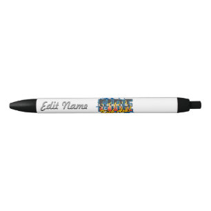Bolígrafo De Tinta Negra ¡Ceniza del retroceso de los bomberos!