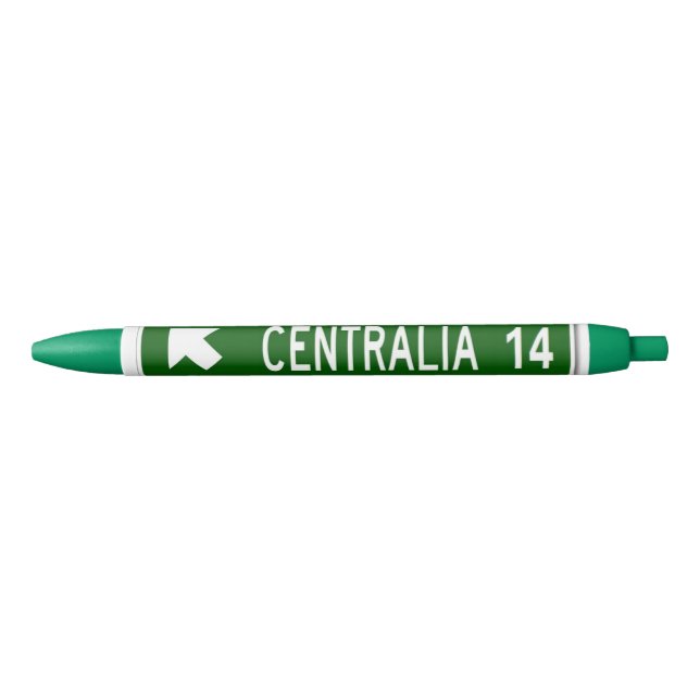 Bolígrafo De Tinta Negra Centralia PA (Anverso)