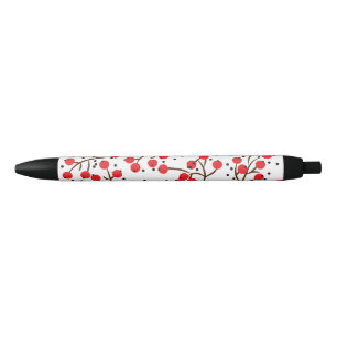 Bolígrafo De Tinta Negra Cereza minimalista