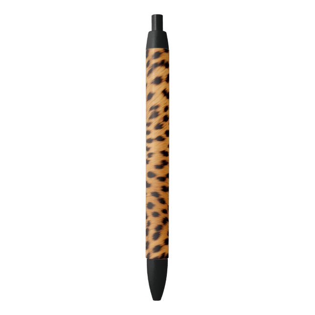 Bolígrafo De Tinta Negra Cheetah Animal Fur (Frente vertical)