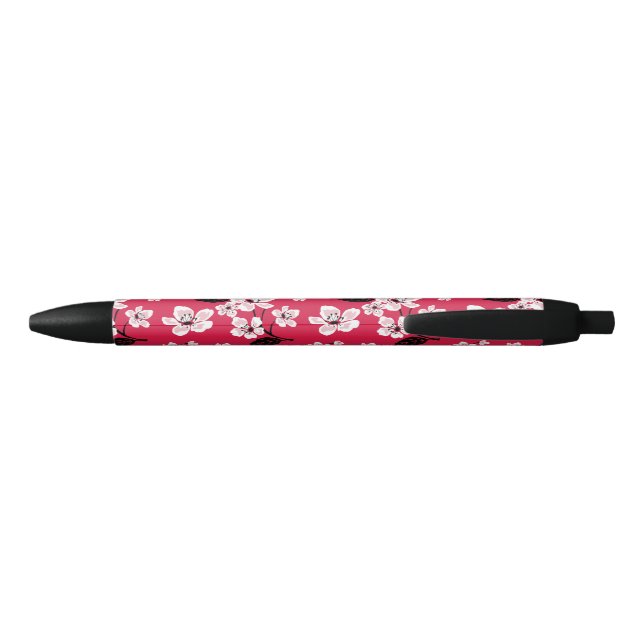 BOLÍGRAFO DE TINTA NEGRA CHERRY BLOSSOM - SAKURA (ROJO) (Reverso)