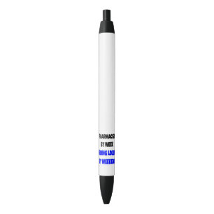 Bolígrafo De Tinta Negra Chiste Farmacéutico De La Leyenda Pesquera