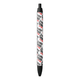 Bolígrafo De Tinta Negra Chiste Terapéutico Ocupacional