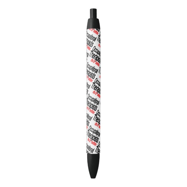 Bolígrafo De Tinta Negra Chiste Terapéutico Ocupacional (Frente vertical)